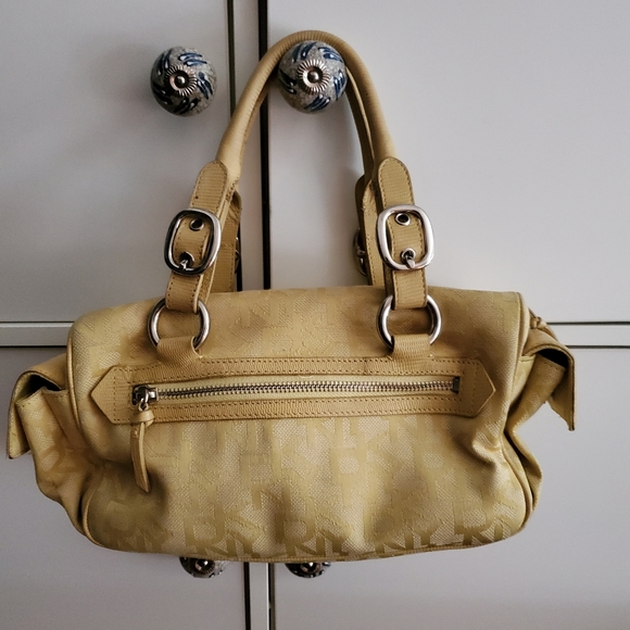 DKNY VINTAGE LOGO CANVAS HANDBAG - Picture 9 of 11